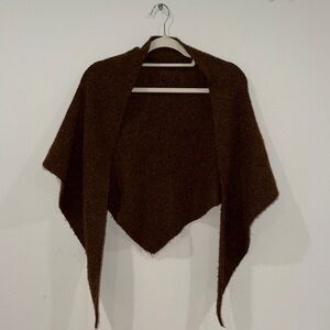 H&M Brown Knit Poncho Wrap